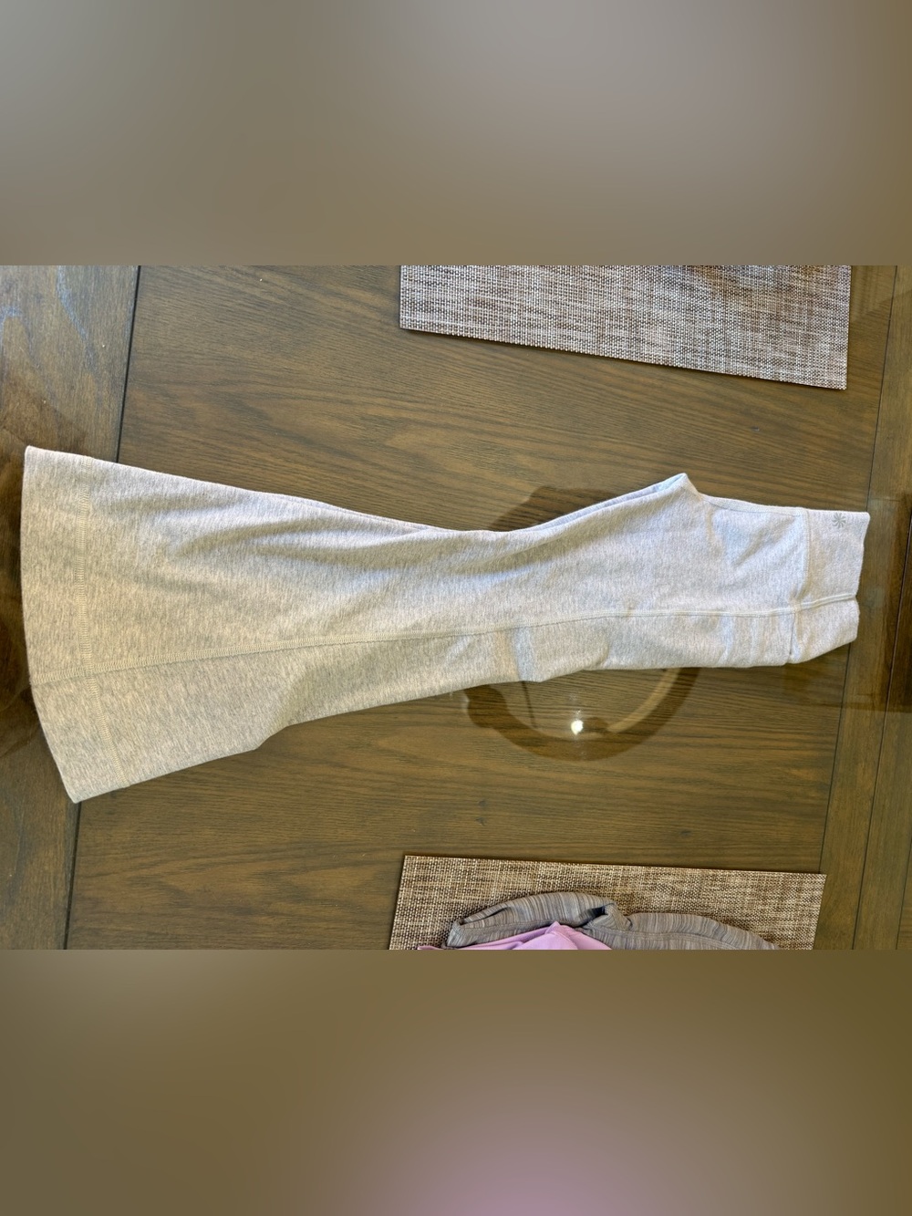 Athleta Light Gray Kids Leggings